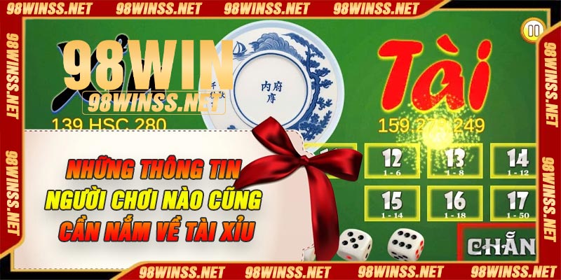 Những thông tin người chơi nào cũng cần nắm về tài xỉu
