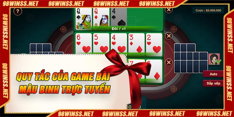Quy tắc của game bài mậu binh trực tuyến